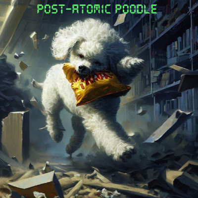 Post-Atomic Poodle - BD avec images en IA, avril 2023